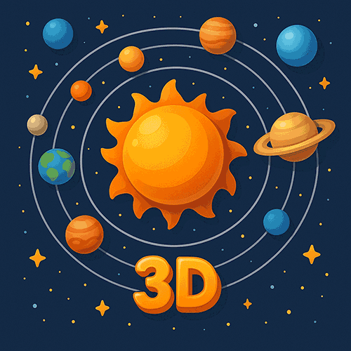 المجموعة الشمسية 3D